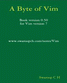 Free Book: A Byte of Vim