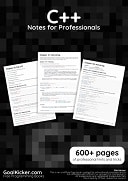 C++ Notes for Professionals