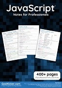 JavaScript Notes for Professionals