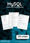 MySQL Notes for Professionals