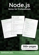 Node.js Notes for Professionals